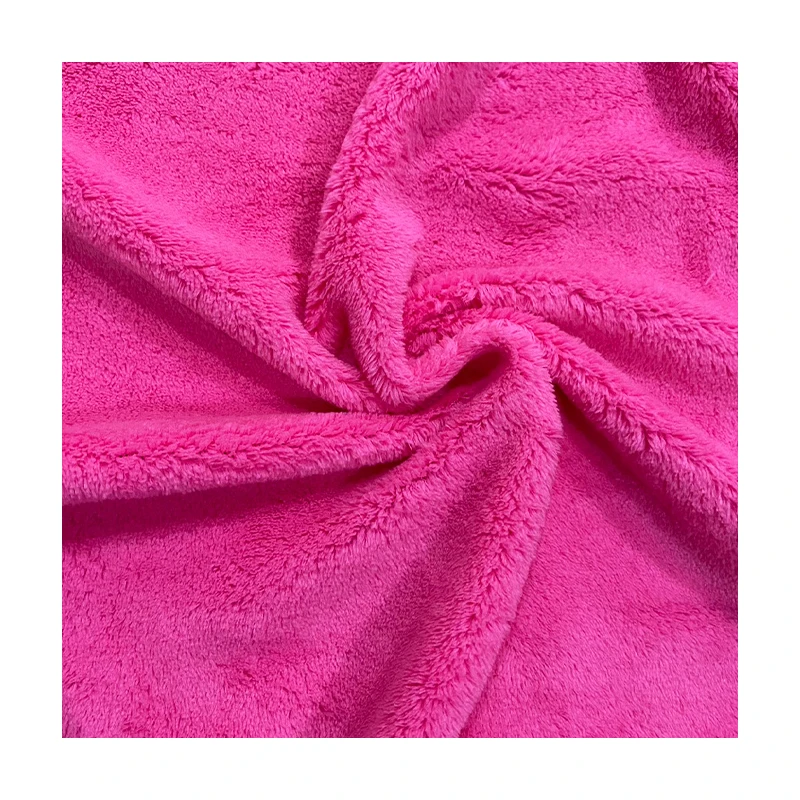 Hot Sale 100% Polyester Super Soft Flannel Fabric Multi-Color for Toy Doll Garment Home Textile Quick-Dry Upholstery Use