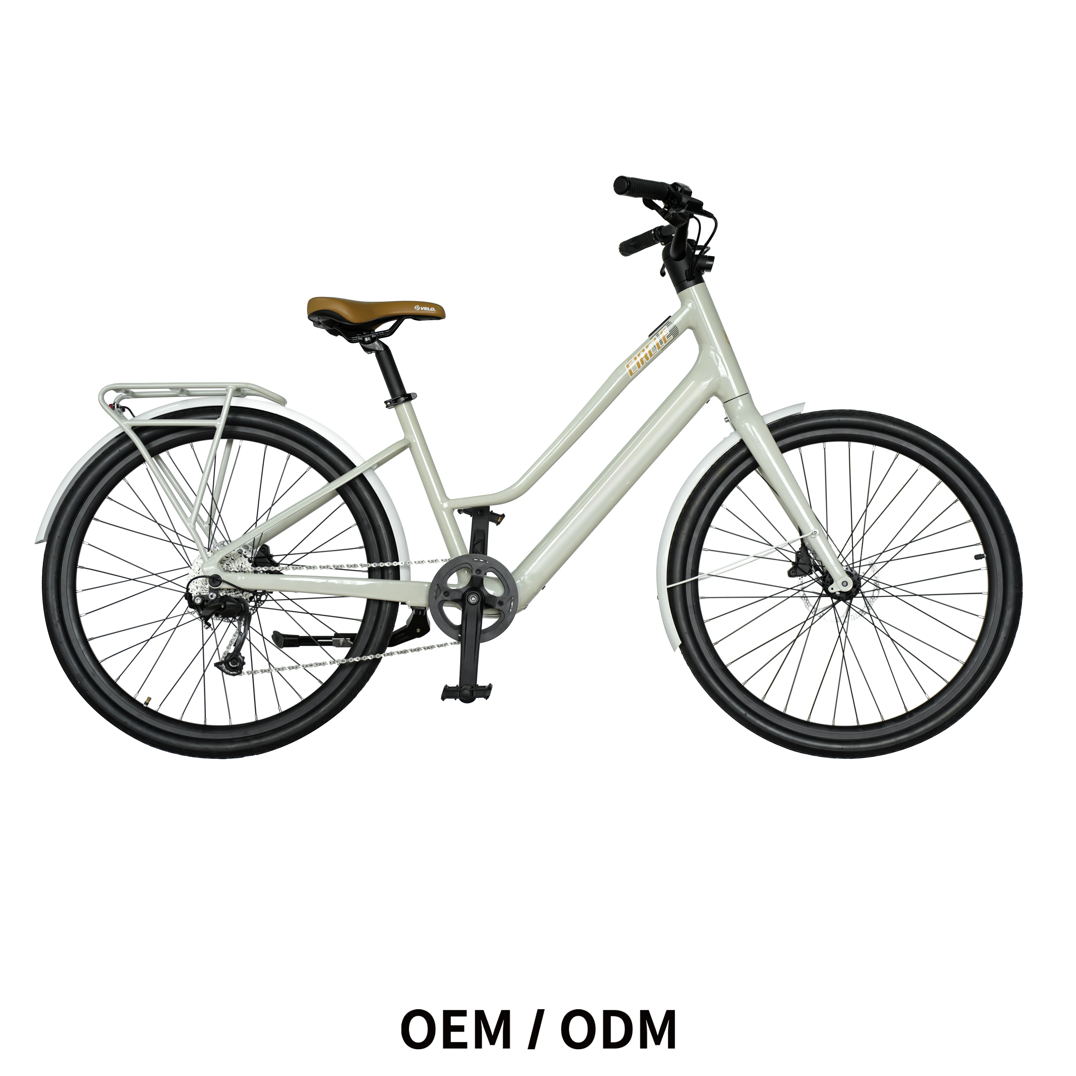 Factory 36V 250W Hybrid Electric Bike City E-Bike with Aluminium Frame 60km Range step-throught ebike