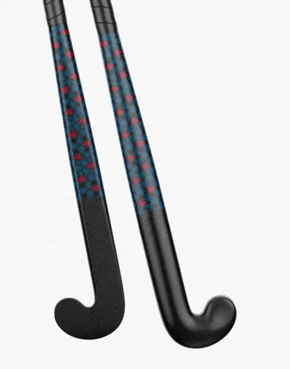 Newly Designed Grass Hockey Stick white and Pink Coloured Field Hockey Stick with New triple Layer Soft Handle Hockey Stick