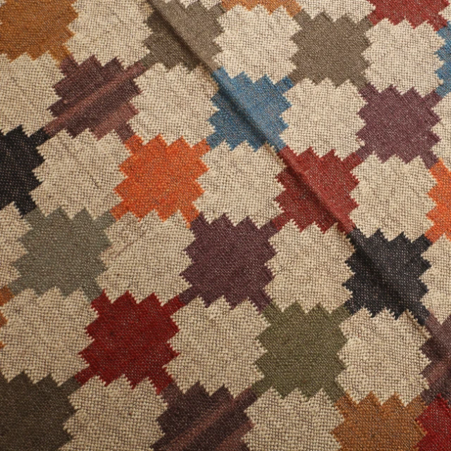 Hand Woven Jute Wool Kilim Living Room Area Rug Bedside Rug Kitchen Rug all size available at factory price