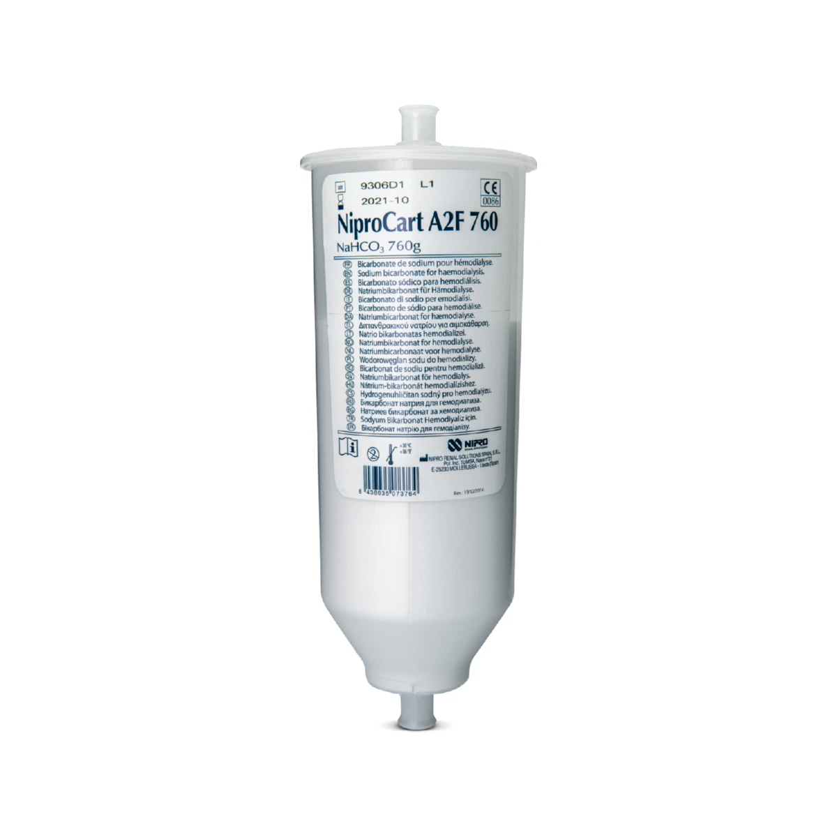 Premium Advin Bicarb Cartridge 650gm Bicart Compatible with Fresenius, Gambro, BBraun, Nipro High-Quality Dialysis Solution