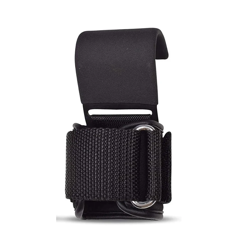 Best Selling Heavy Duty Weight Lifting Hooks Gym Power Training Weightlifting Hook Weight Lifting Wrist Hooks Straps