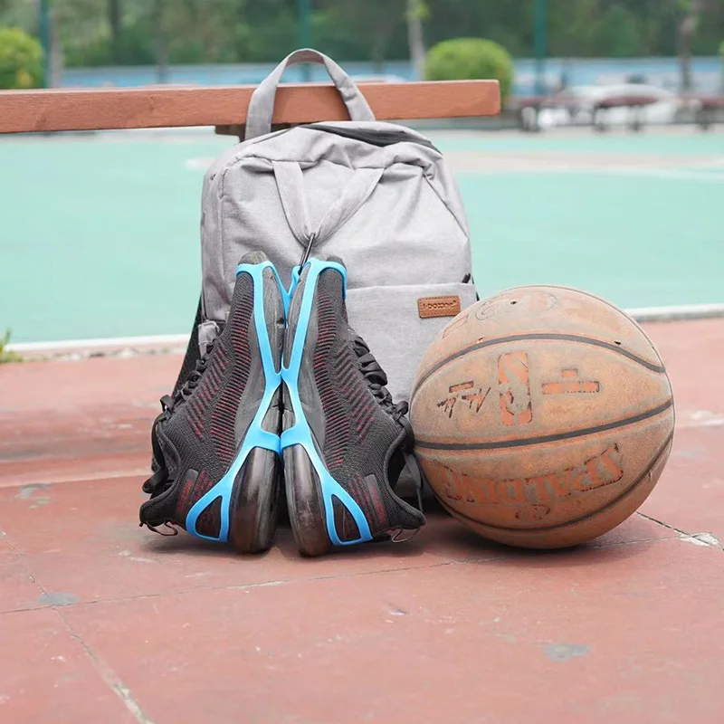 Outdoor hiking shoes sneakers convenient storage artifacts silicon shoe holster for other equipment to free up space