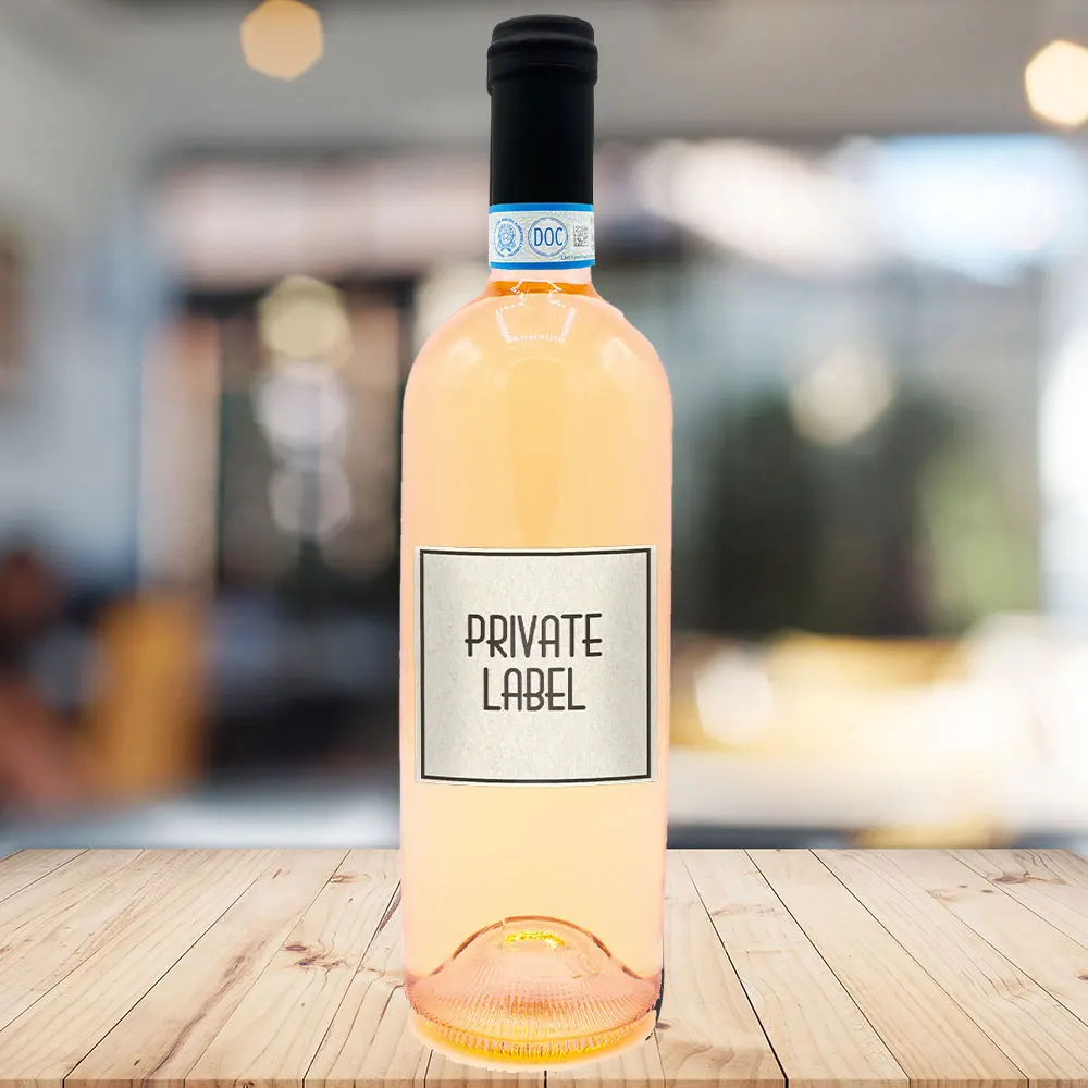 Pinot Grigio Blush DOC wine with personalized label for restaurant hotel corporate gadget ideas for Christmas gifts merchandisin