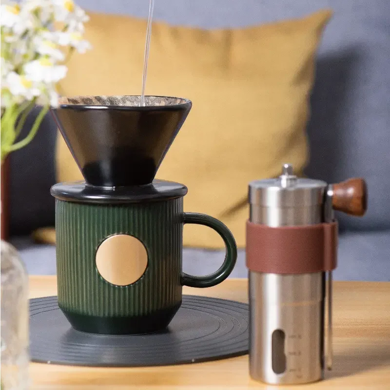 Портативная ручная кофемолка из нержавеющей стали