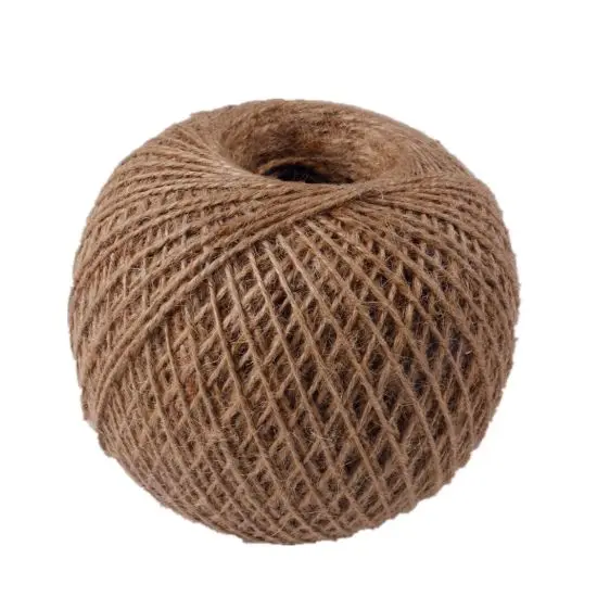 HESSIAN YARN CB YARN COLORED YARN 3mm Jute Rope Jute Twist Cord for Packing GUN Pattern Sewing Color Knitting Feature Ha