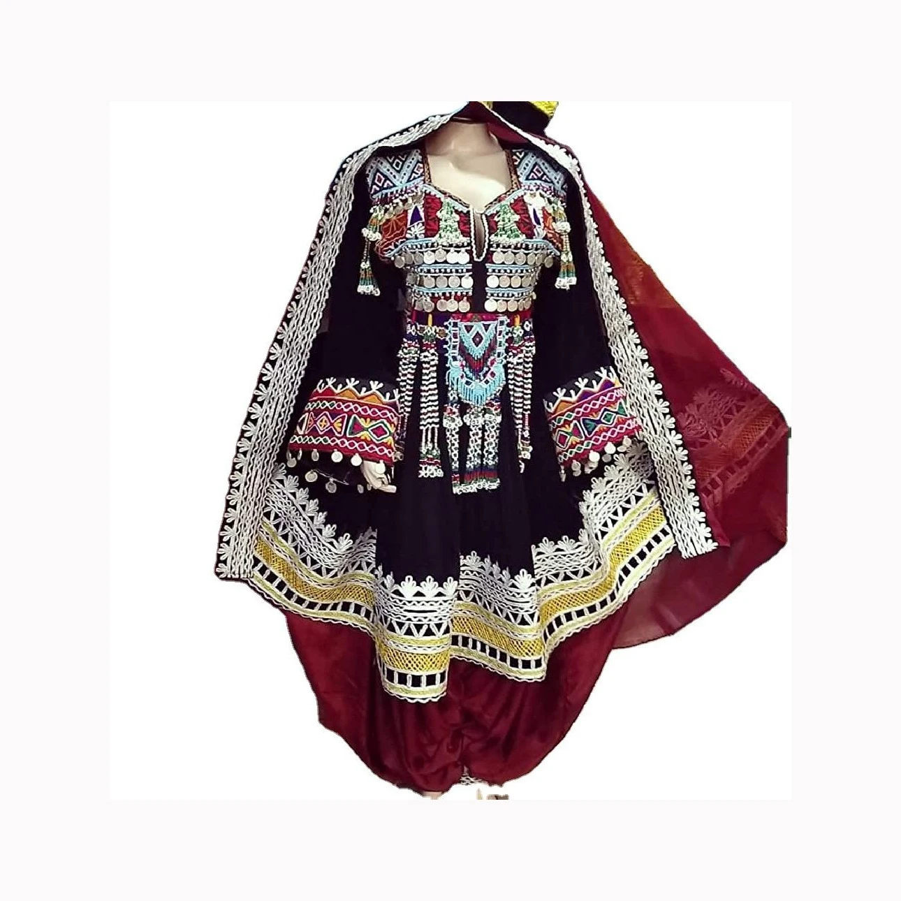 New Fashion Clothing Manufacturer Custom Women Afghan Clothes Afghan Kochi Dress product for sale