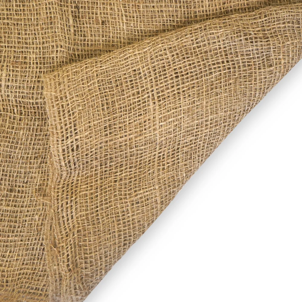 Wholesale Exporter 4.5 oz Natural Burlap Fabric 100% Jute 40 inch Fabric for Erosion Control and Plant Protection