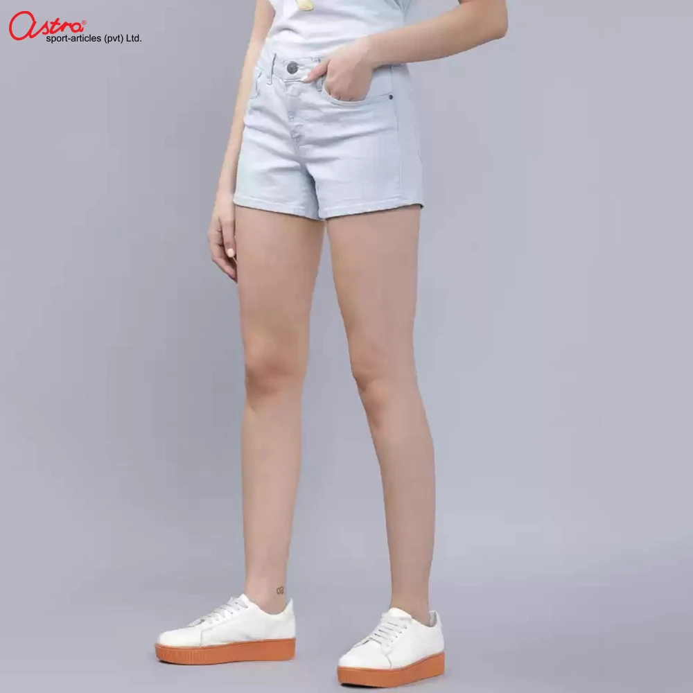 Custom Design Top Quality Manufacturer of Short Shorts Women Custom Short Bull Shorts Women