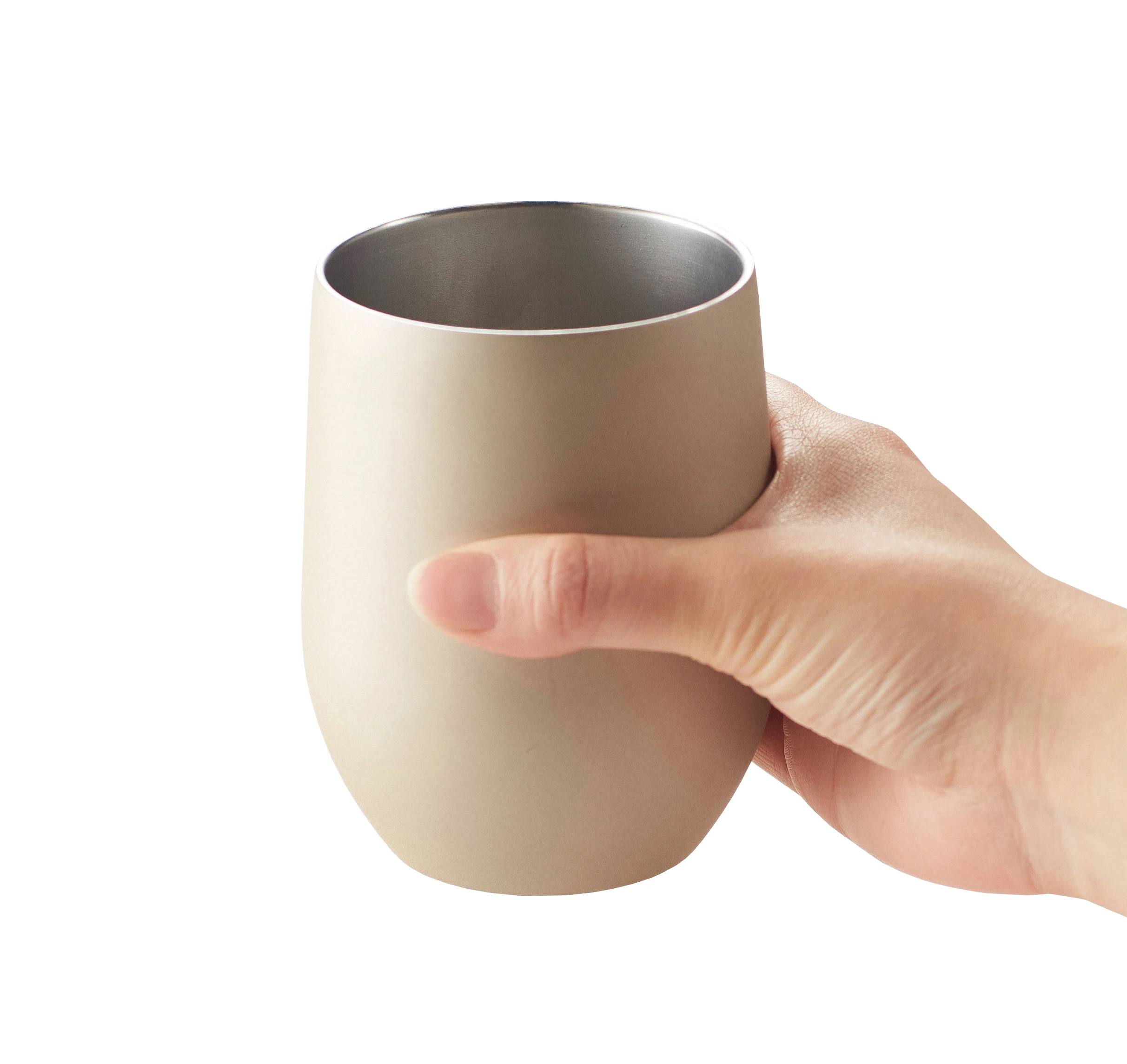 Vacuum stainless steel thermo tumbler 390ml(Champagne Gold)