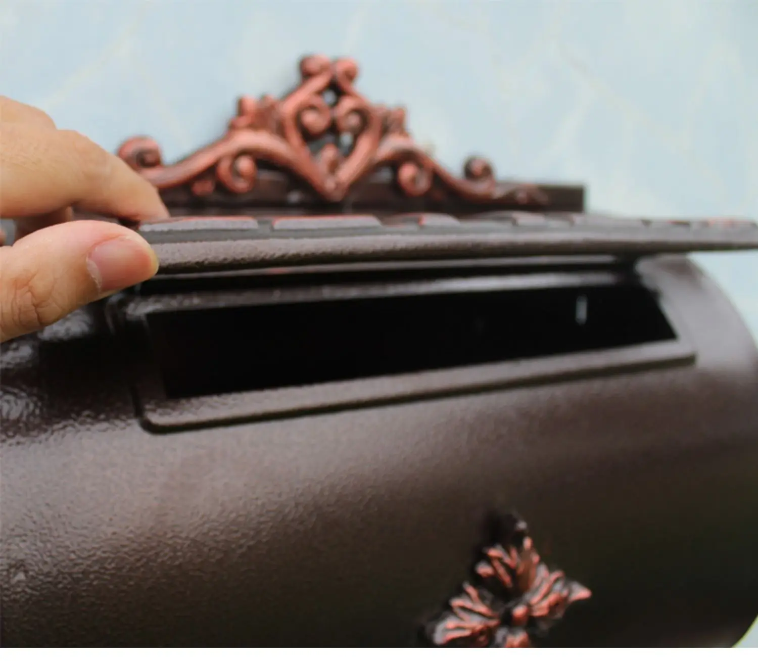 Wall mounted newspaper box Aluminum mailbox book old post office mailboxes for sale