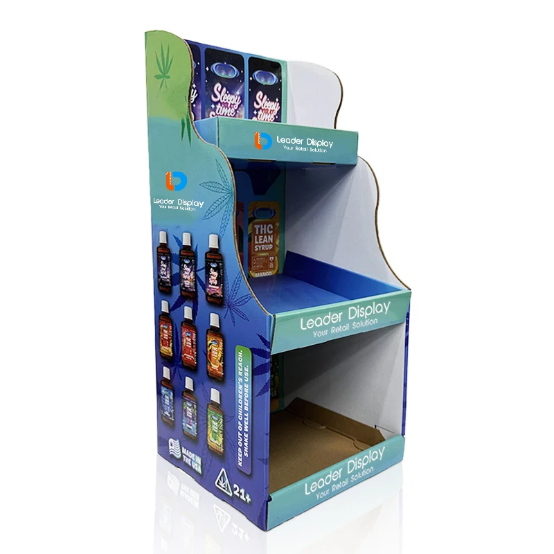 Paper Makeup Perfume Cosmetic Product Skin Care Nail Polish Lipgloss Display Stands Countertop