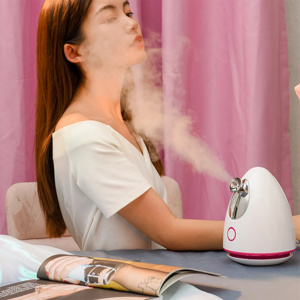 Hot Mist Sprayer Nano Face Spa Ionic Humidifier Steamer Facial Sauna