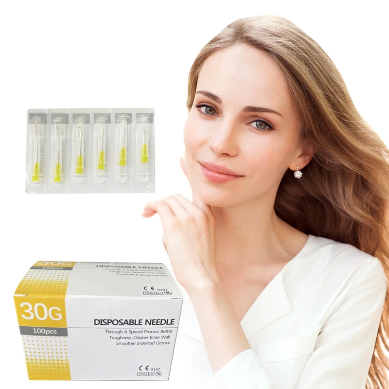 Disposable medical facial injection 30g 4mm meso needle best mesotherapy needles for meso therapy