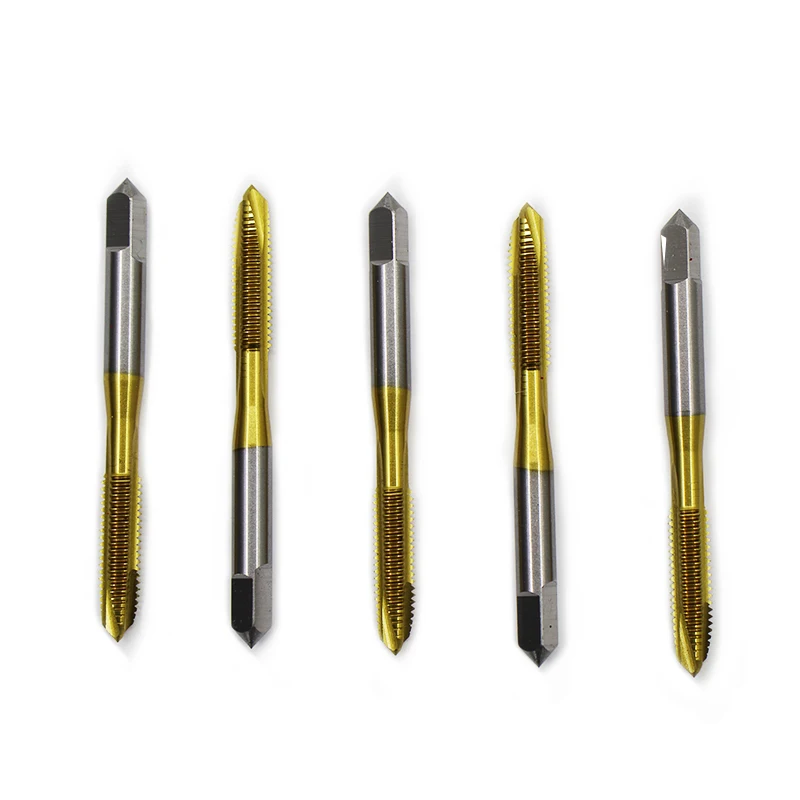 JIS  machine tap HSSE M35 Spiral Pointed  TiN Coating metal cutter cnc Machine Taps thread cutting tool M3-M10