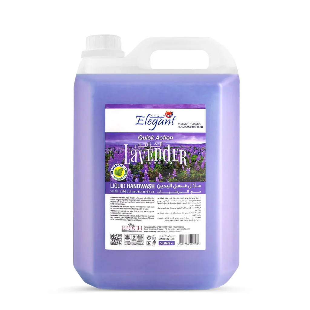Lavender Hand Wash 5 Liter Liquid with added natural moisturizers cleanses while removing dirt and germs wholesale
