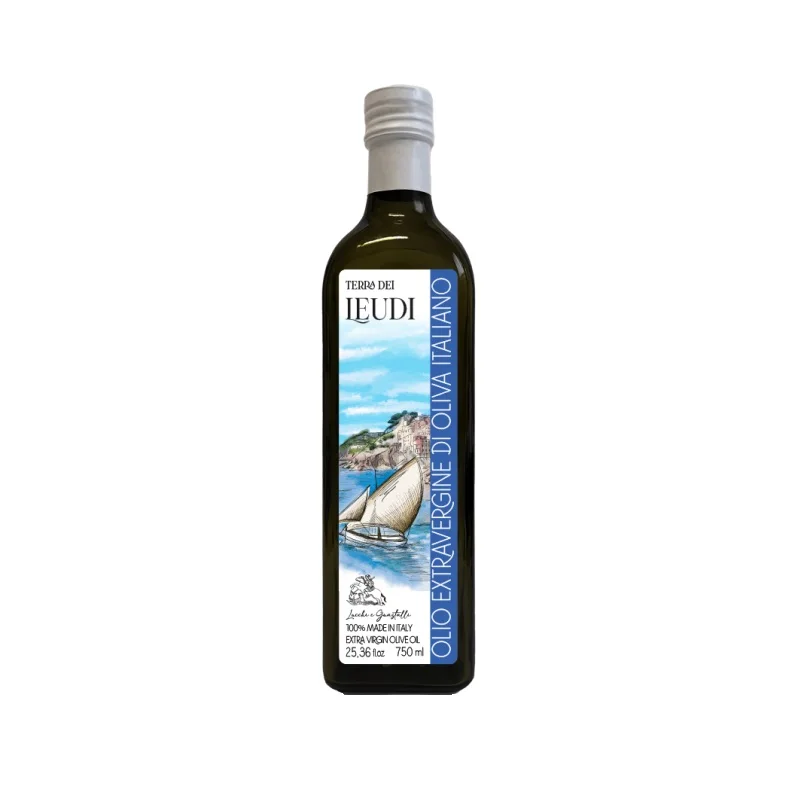 Made In Italy Extra Virgin Olive Oil Terra Dei Leudi 750ml Top Gourmet Product For Cooking and Dressing