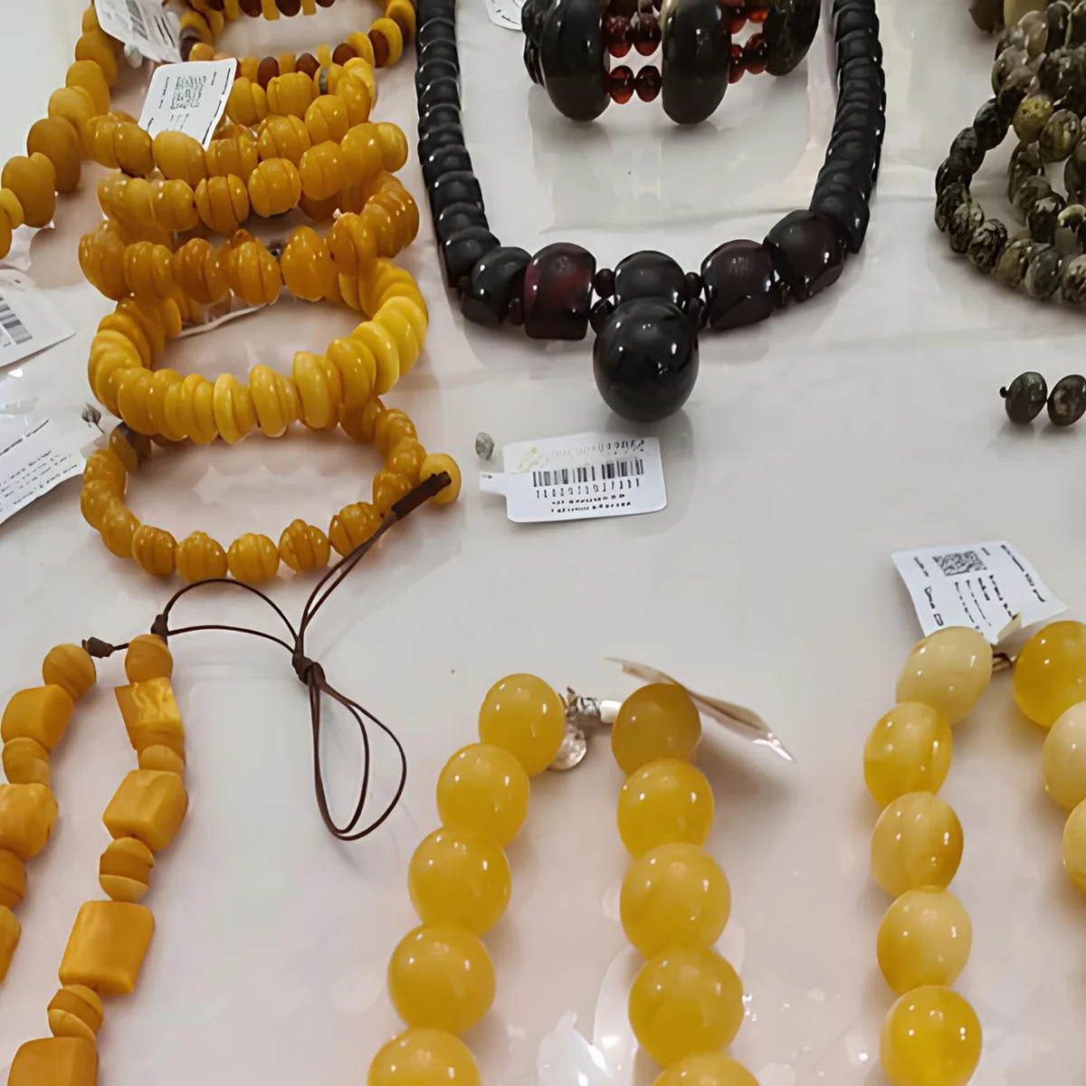Amber necklaces