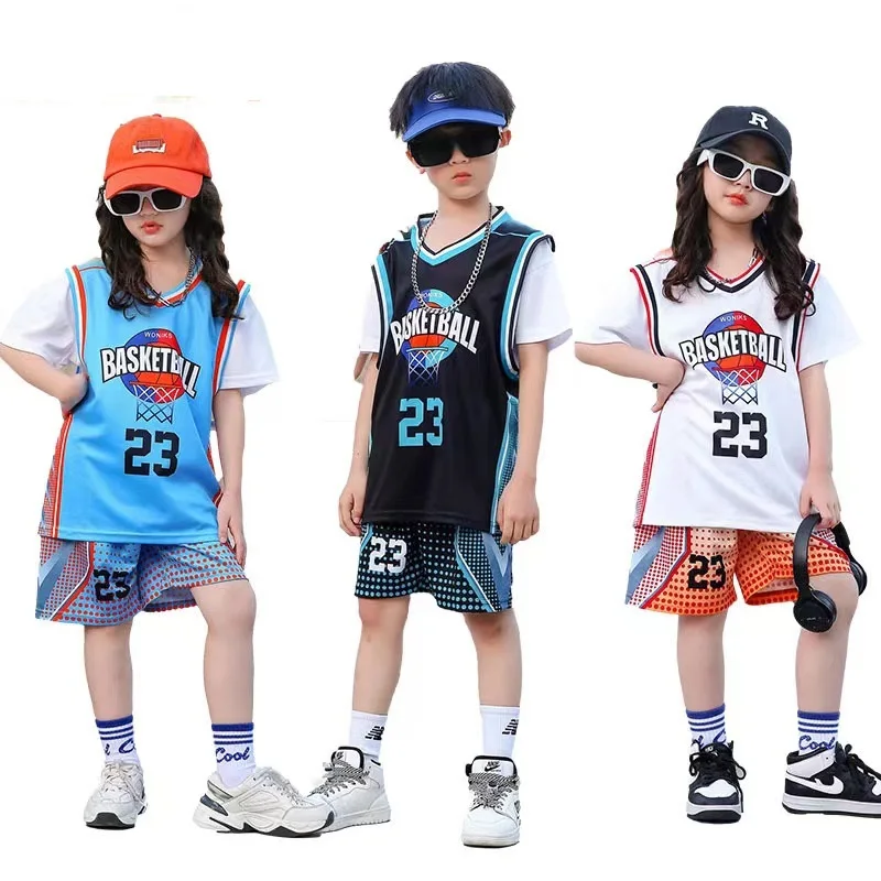 Kids   Latest Design 100% Polyester  Basketball Jerseys  Boys  Basketball Uniforms