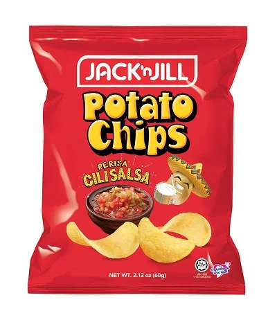 Top Sales Lower Price Hard Texture 3kg Weight Hot Spicy Flavor Fried Potato Chips Origin Vegetables Bag Packaging