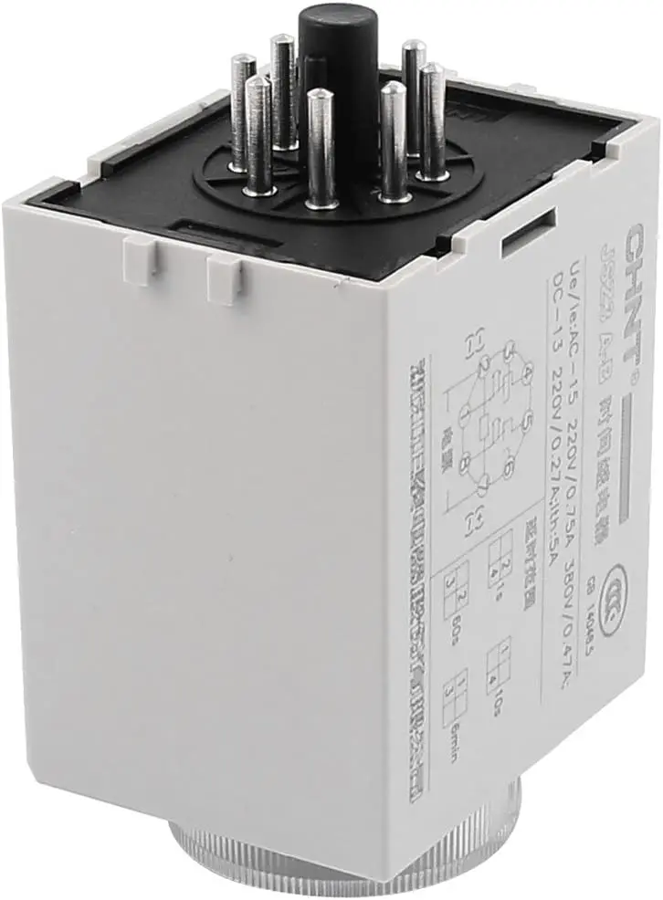 Chint JSZ3A-B AC Electrical 220V 5A 0-10 Seconds Power contactor On Authorized Delay Timer Digital Display Timers Control Relay