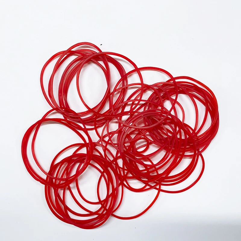 Wholesale  100% Prue rubber Custom Rubber Band For Plastic Bags Packing For Office Stationery