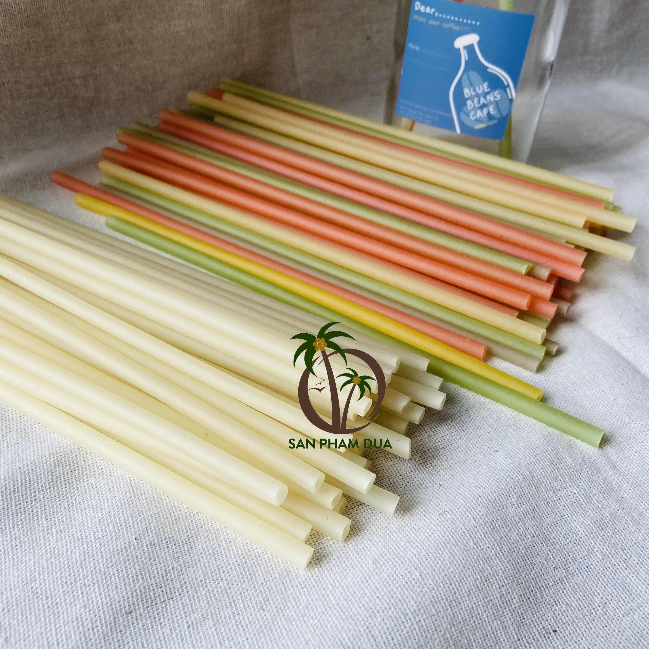Supplier in Vietnam Rice Straws/ Disposable Straws/ Biodegradable Drinking Rice Flour Straws
