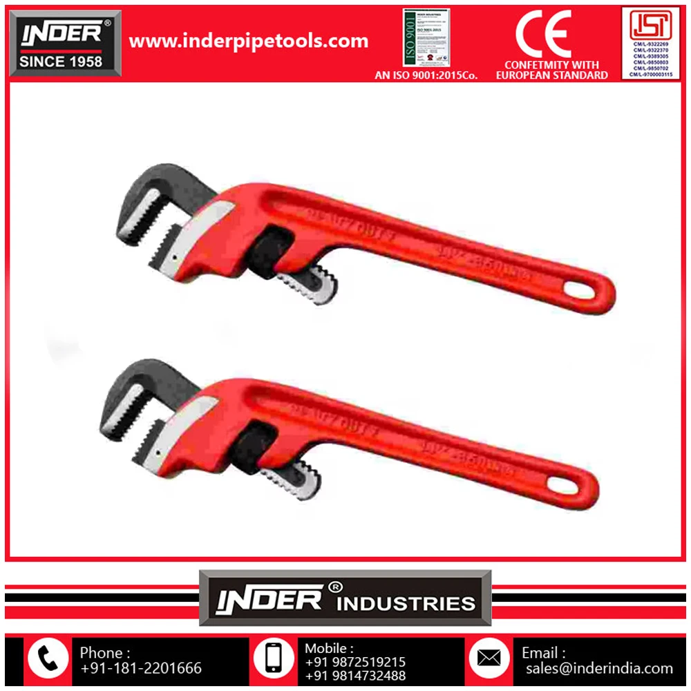 High Quality Hot Selling Super Heavy Duty Pipe Wrench Industrial Grade Plumbing Tools