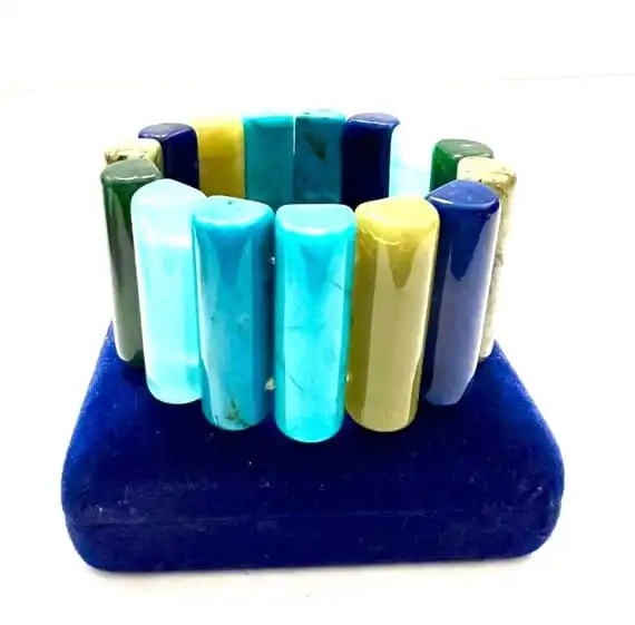 Branded customized top quality Handcrafted  customized colorful  resin fashion  jewelry  hand  bracelet for  women  From  India.