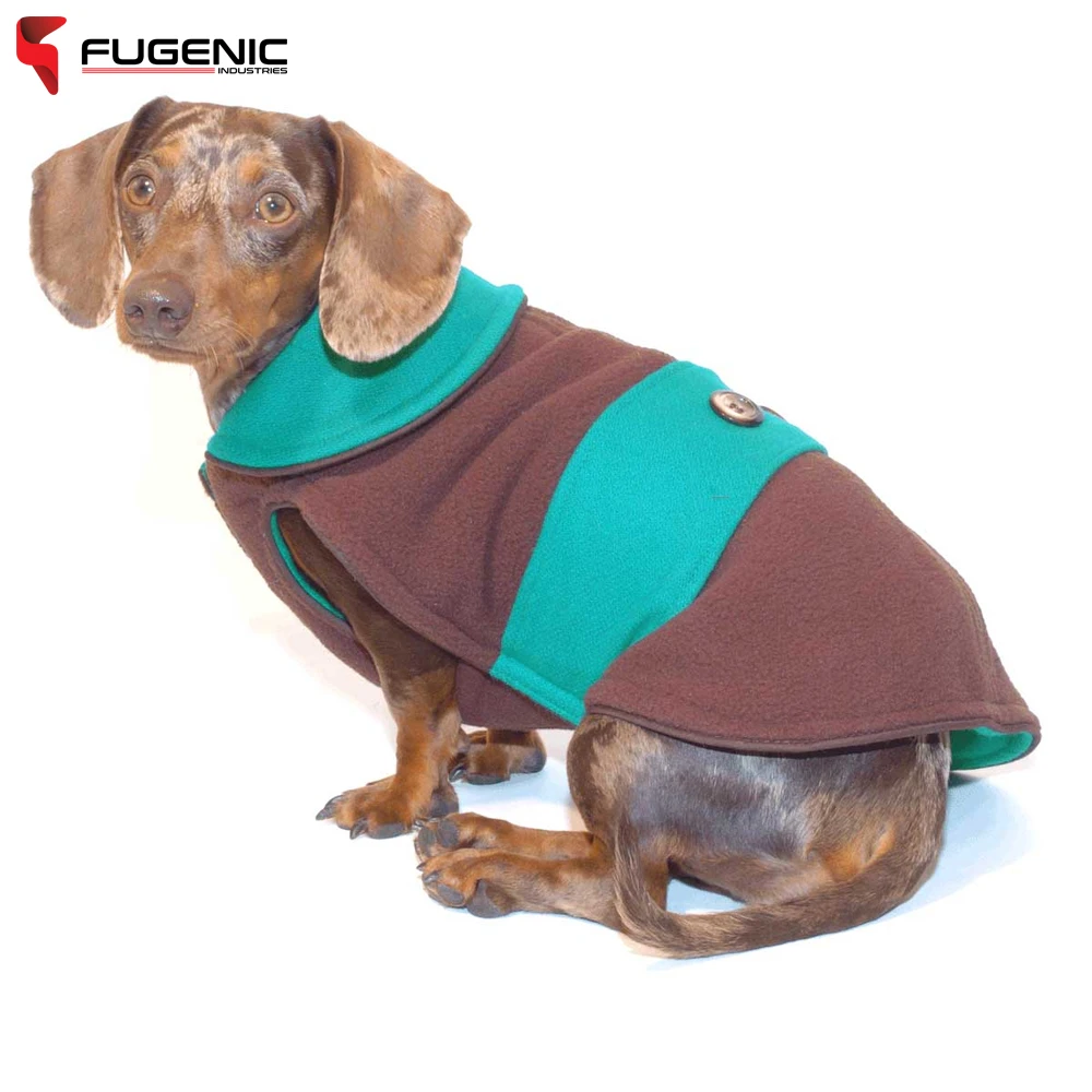 Dachshund Coats In Solid Color Thickened Warm Pet Coat With Soft Fabric Dachshund Clothes BY Fugenic Industries