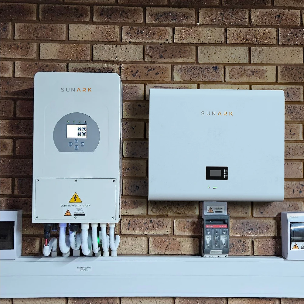 Sunark Low Voltage Solar Power Battery 51.2V 9.5Kwh 185Ah Wall Mount Home Lifepo4 Energy Storage Batteries