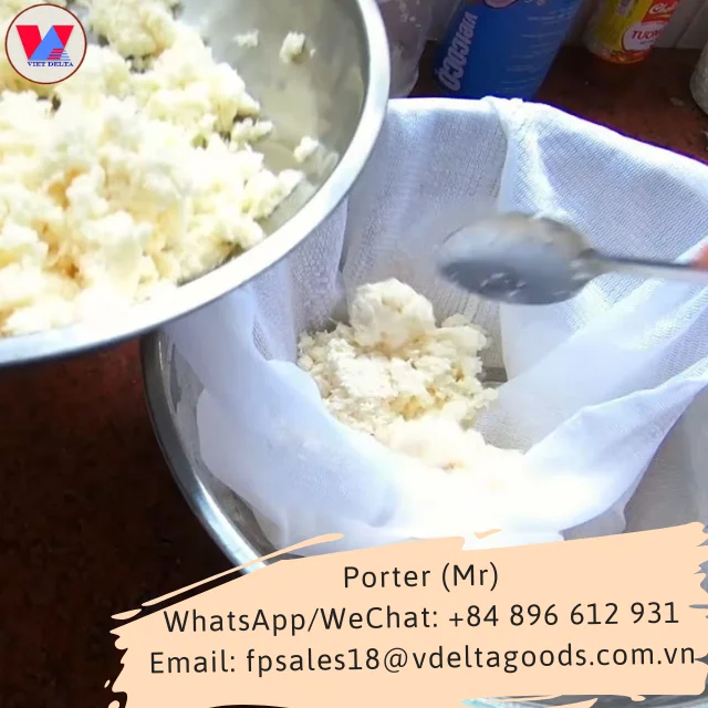 Vietnamese frozen grated cassava/ Common ingredients for Specialty food (khoai mi bao dong lanh) Holiday