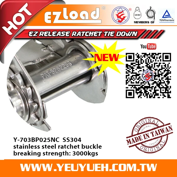 2 Inch Truck Motorcycle Atv Tie Down Stamping Tension Strap Belt Steel Ratchet Buckle