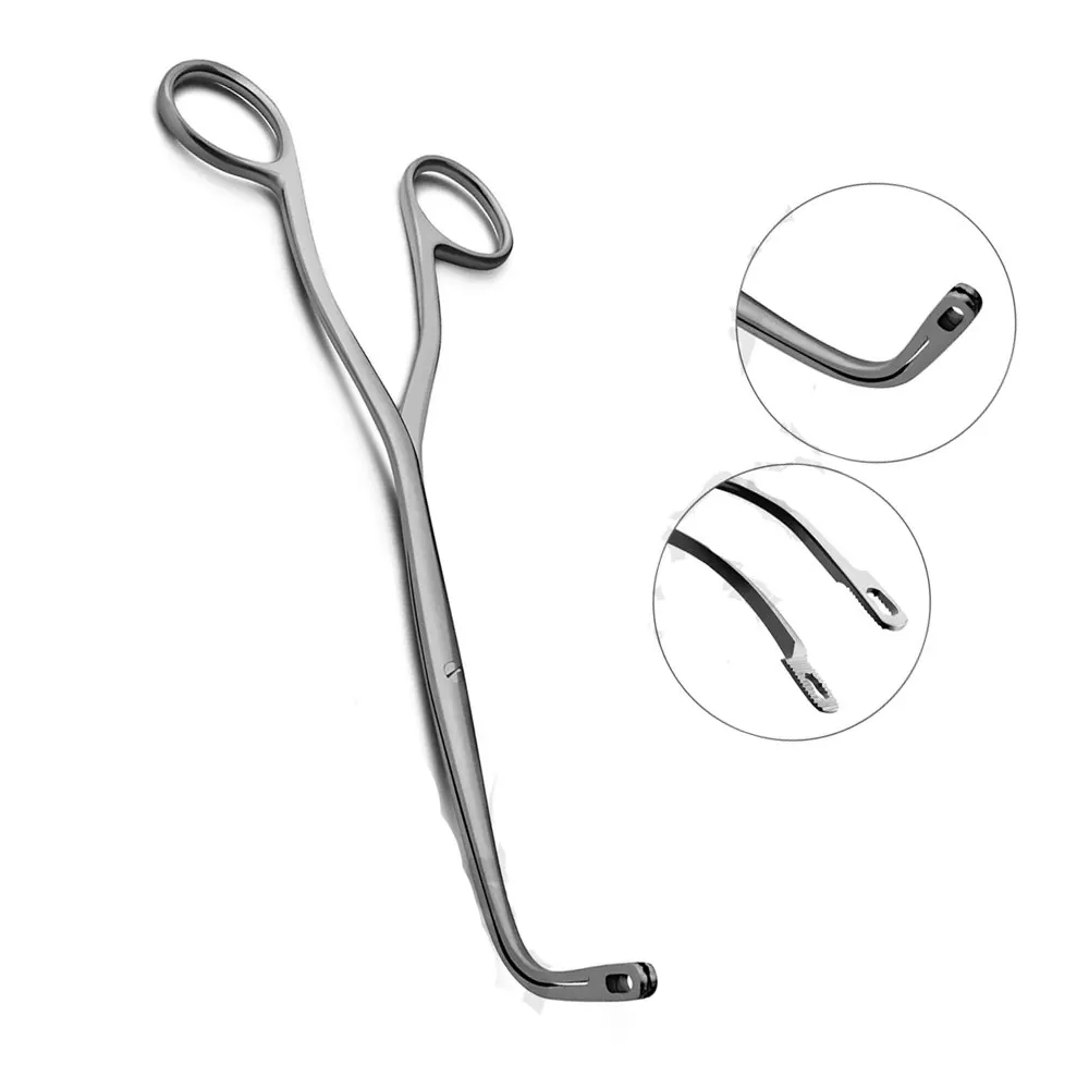 Sarot Bronchus Clamps Lung Grasping Forceps 23Cm Surgical Instruments CE ISO Certified Surgical Forceps