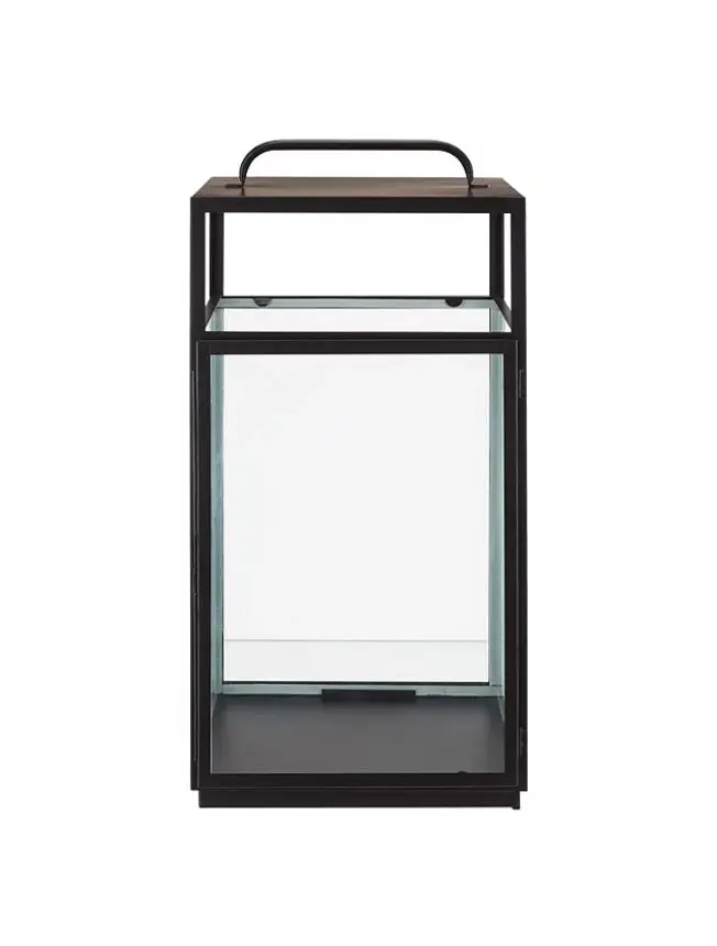 Low Price Black Powder coat Large Iron Best Quality Candle Lantern for Home Decoration Holiday Occasions and party rentals