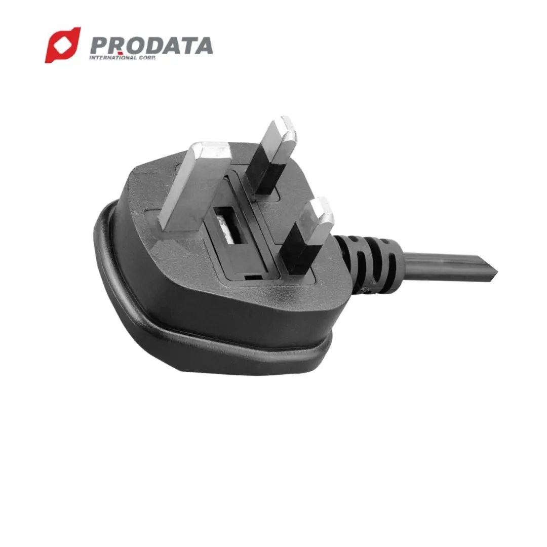 EU 10A 250V Kema Keur BS1363 Power Cord Cable