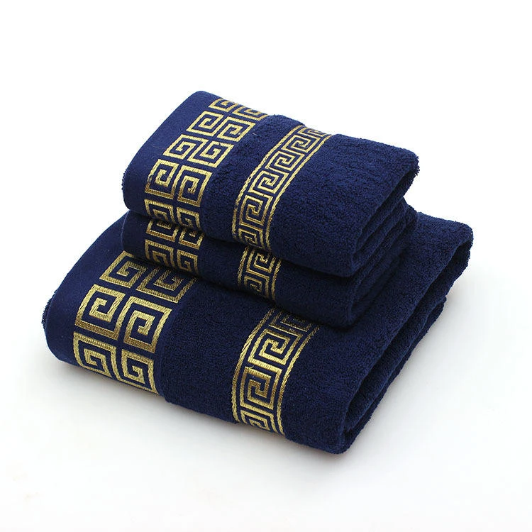 Hot Sale Super Dry Custom  High Water Absorption Cotton Cheap Bath Promotional Hotel Towel Set 100% Cotton