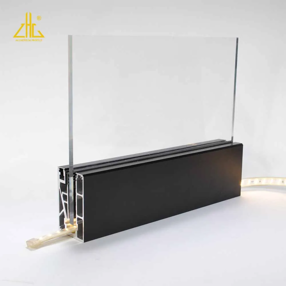 ZHONGLIAN Aluminum Anodized 6063 Extruded Custom glass railing posts for balcony and pool