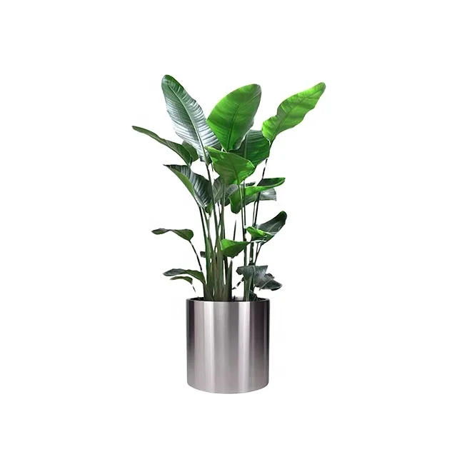 Металлические горшки для растений