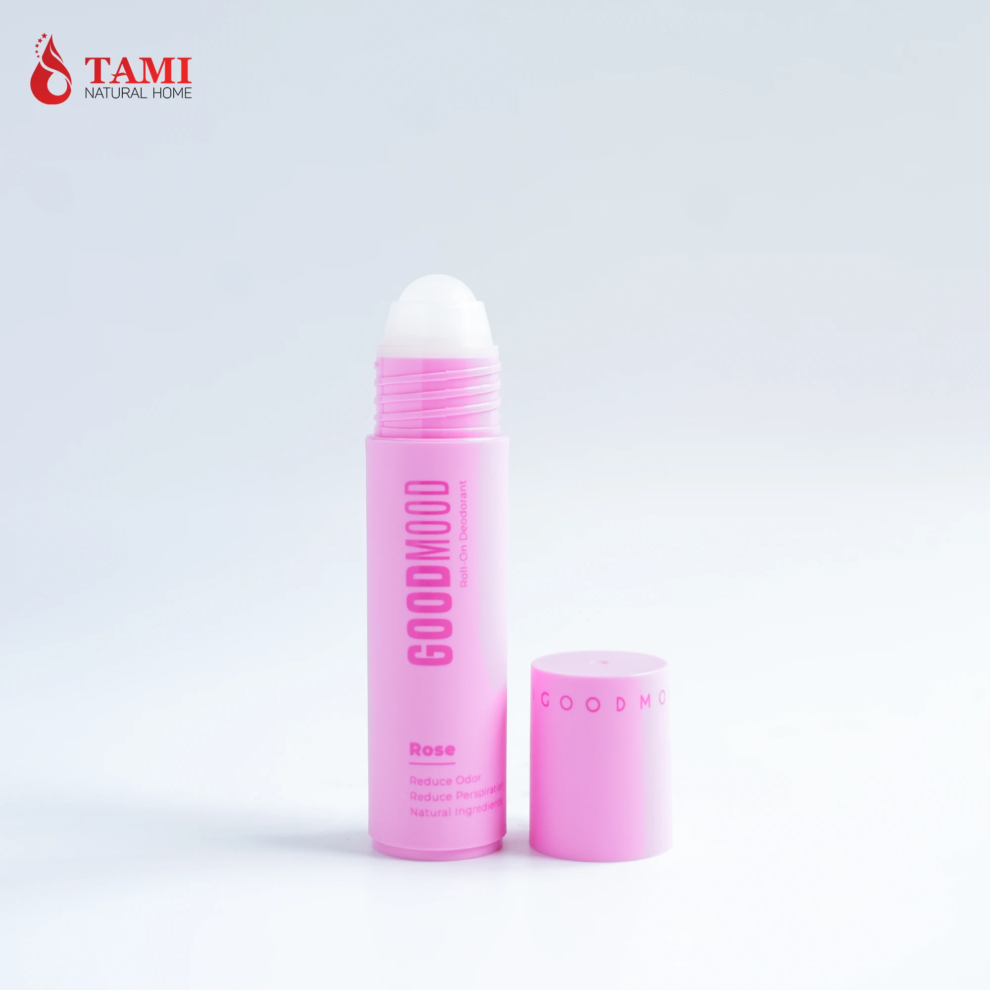 Hot Sale GOODMOOD Rose Roll-On Deodorant Serum from Vietnam Easy-to-Use Body Perfume with Custom Packaging
