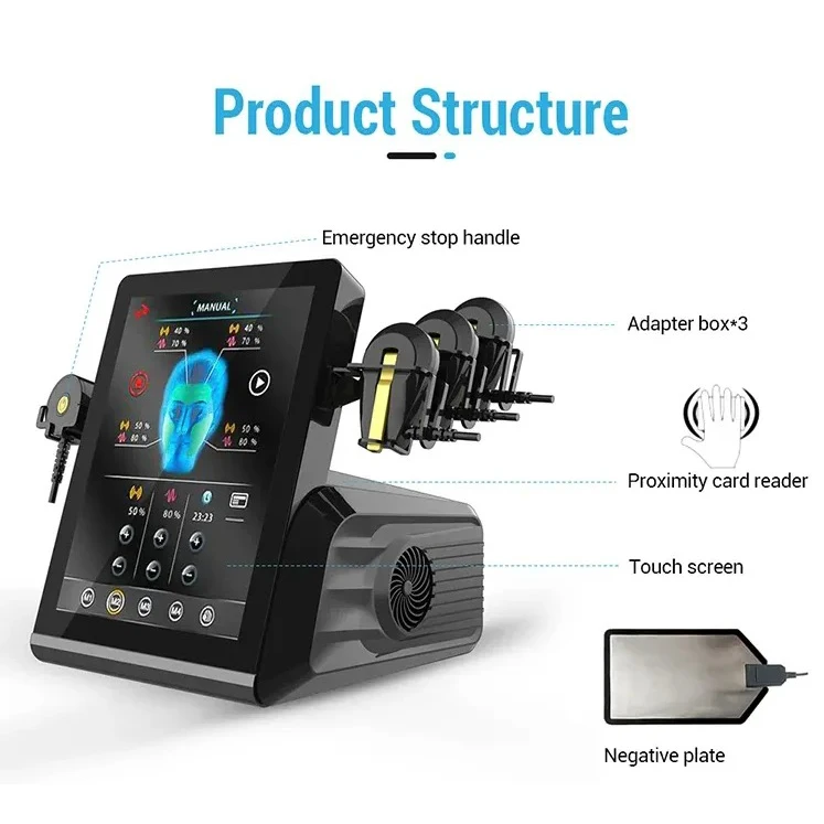 Third Generation Spa Emrf Em Rf Face Machine Pe Face Lifting Ems Facial Machine Portable