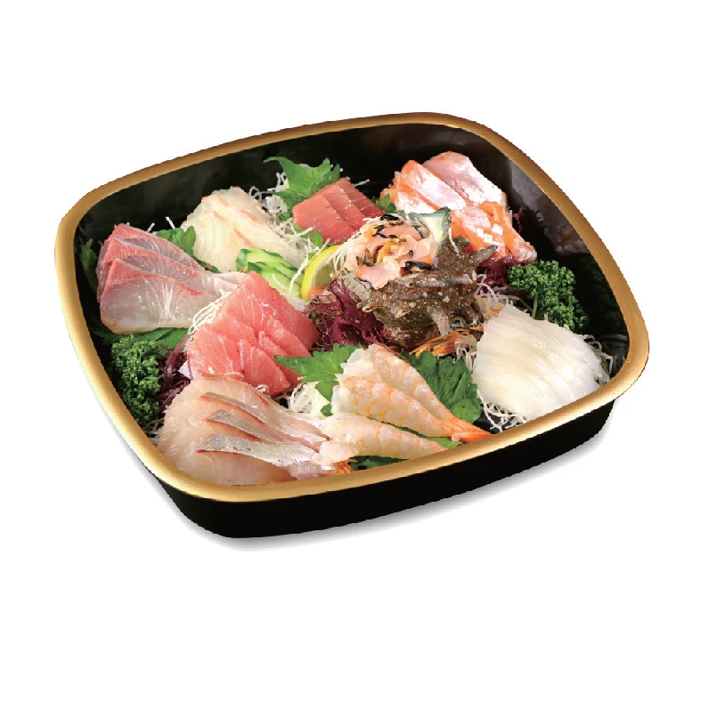 Tray plastic disposable  take away japanese sushi tray Food sushi  packaging box plastic box DKM25 from VietNam