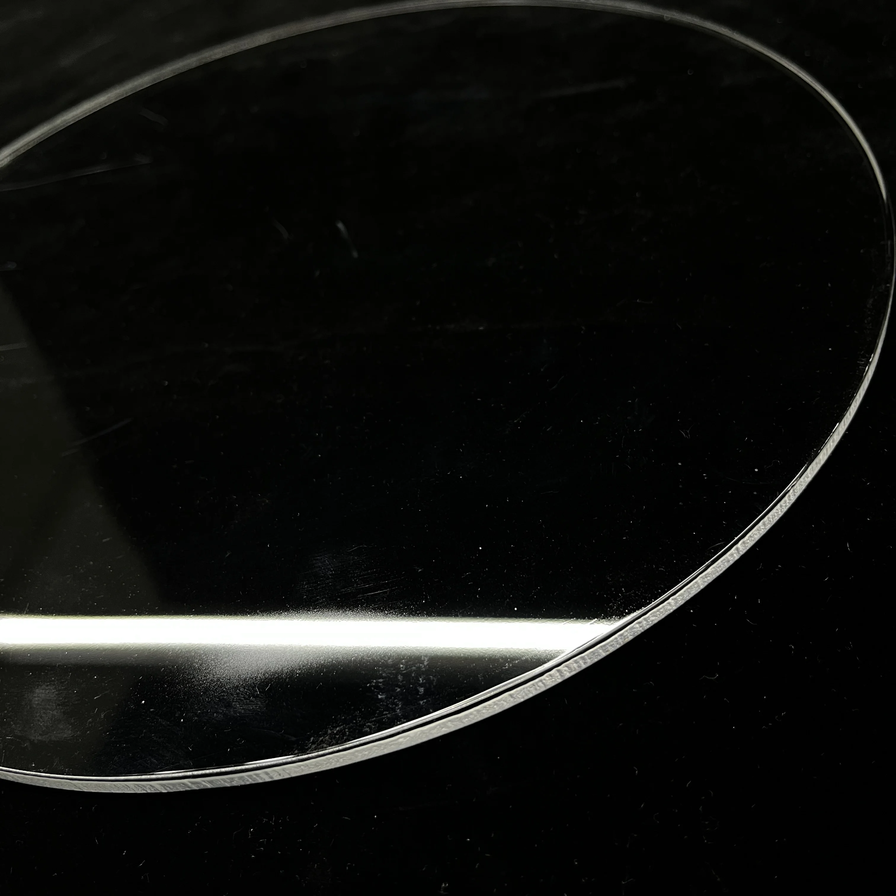 Круглый термостойкий высокопрочный индивидуальный кварцевый стеклянный плит плавленый кварцевый диск