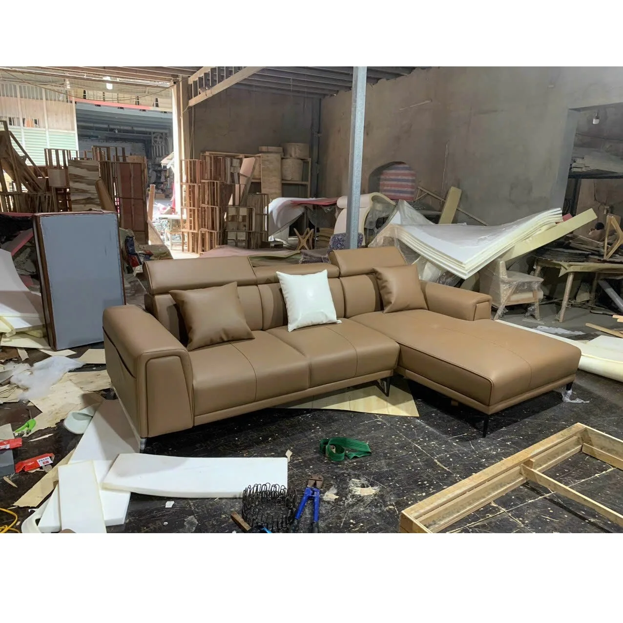 Best Price Sofa Chair Oak And Ash Wood Traditional Modern Adjustable Apartment Bedroom Living Room Sofas