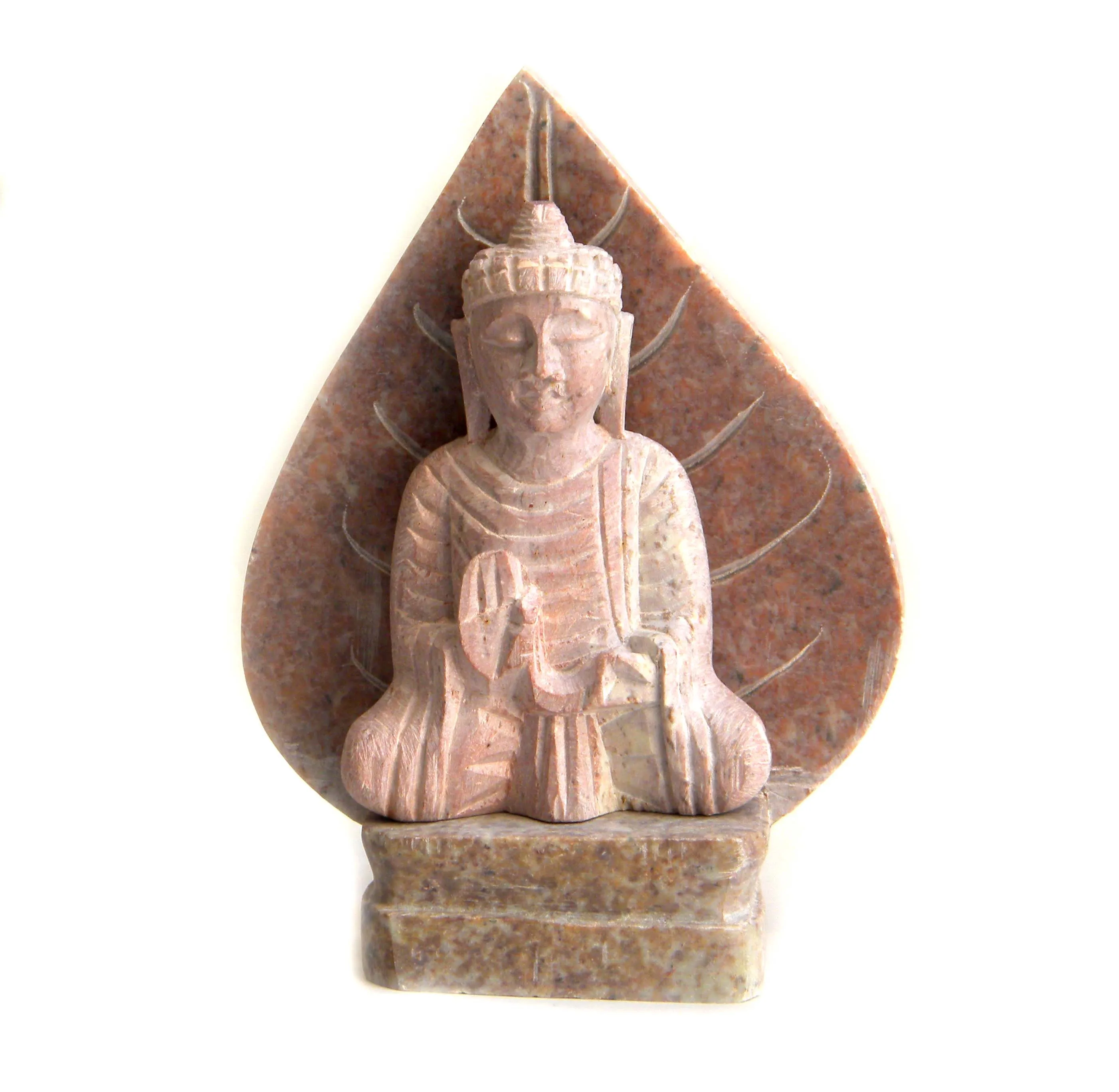 Indian Artisans Hand made Carved Meditation Buddha Statue For Home Decoration Lord Gautam Buddha Sculpture Idol Figurine
