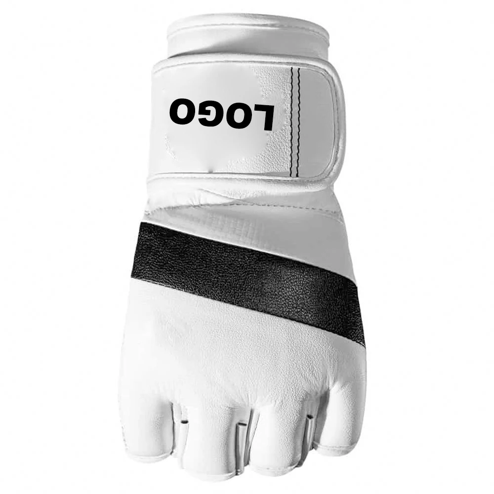OEM Leather and Cowhide MMA Sparring Gloves for Adults Kickboxing and Combat Sports Training Mixed Martial Arts Punching