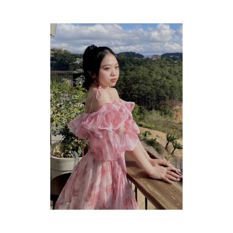 Casual Dresses High Quality Sustainable For Women Clothing Luxury Design Custom Size From Vietnam Manufacturer