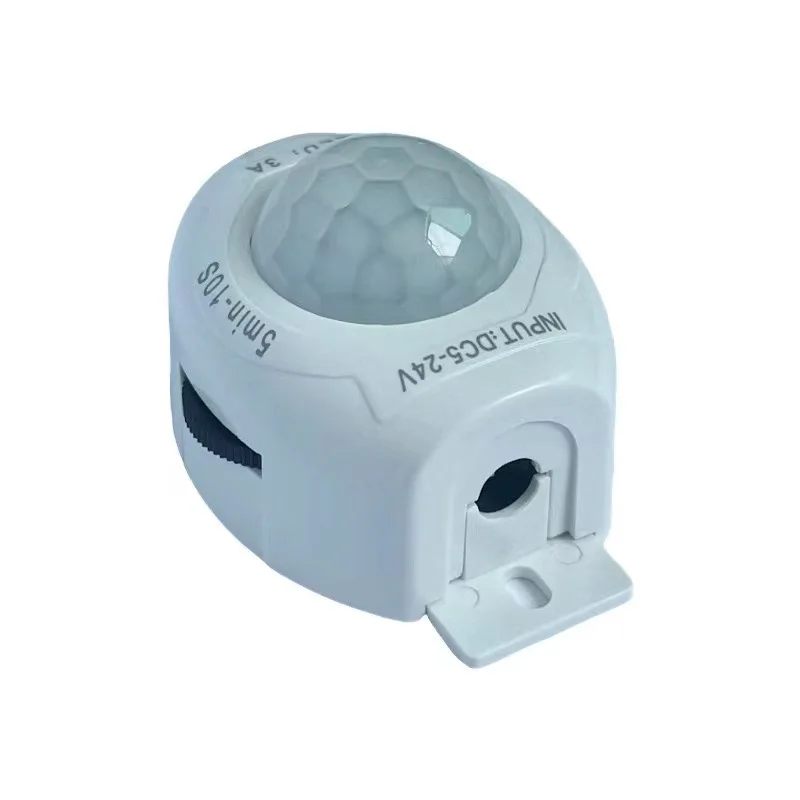 LED induction light control switch turtle back bed living room horizontal infrared human body square holes hand scanning sensor