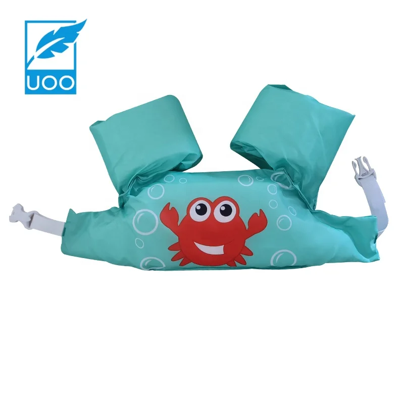 UOO Inflatable Swim Crab Children Armbands Floats Baby Swimming Arm Ring