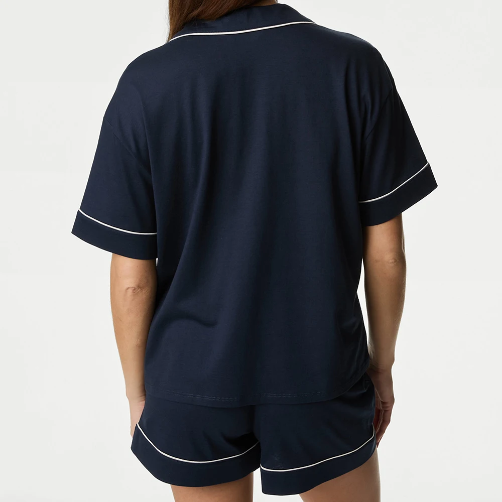 Custom Design Ladies Sleepwear Fashion Night Wear Women Pajamas With Set best quality bamboo fabric made in Pakistan